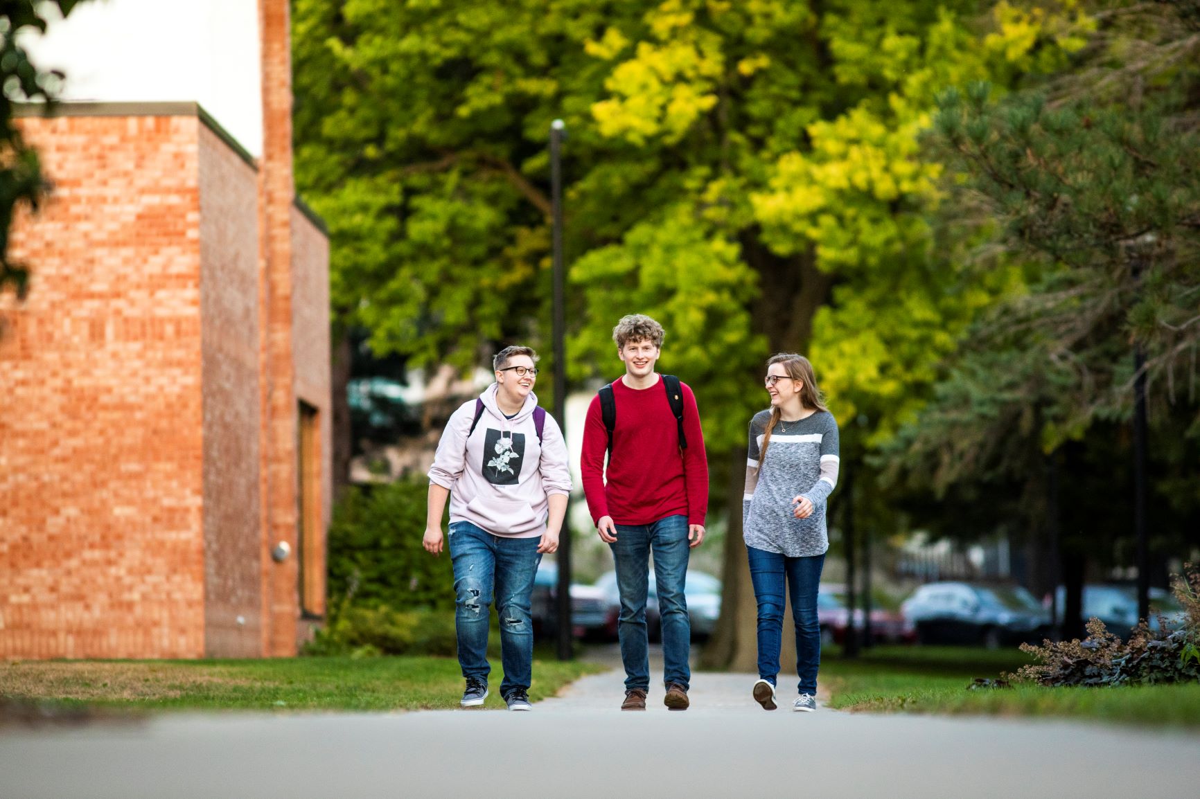 Photo of research students in building 2