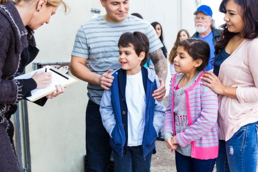 family of four with a uts public health researcher